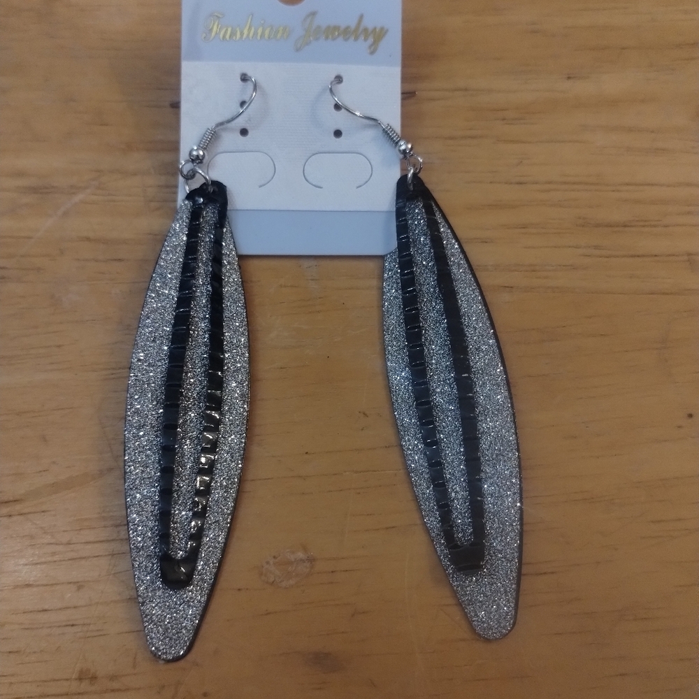 New Women's Double Layer Dangling Fashion Jewelry Earrings